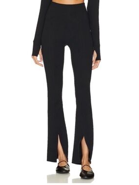 Beach Riot Alani ribbed split hem pants size small